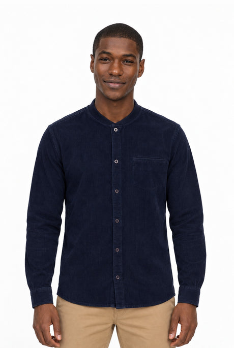 NAL0112D4 bomber shirt – Vorderansicht am Model