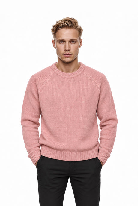 The Cozy Sweater misty rose – front