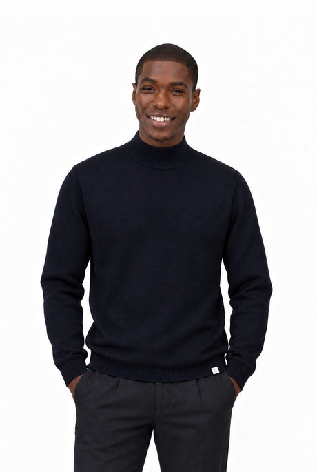 The Turtleneck Sweater sky captain – front