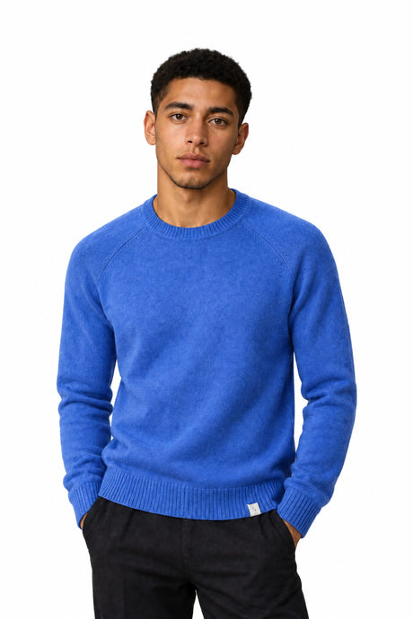 NAN0218D4 The signature raglan Cashmere – middle blue