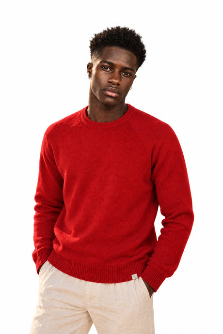 NAN0218D4 The signature raglan Cashmere – red