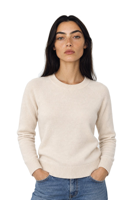 NAN0219D4 The drop shoulder Cashmere – creme