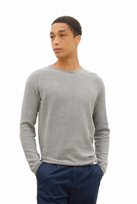 NOS004 honeycomb crew neck 153 – front