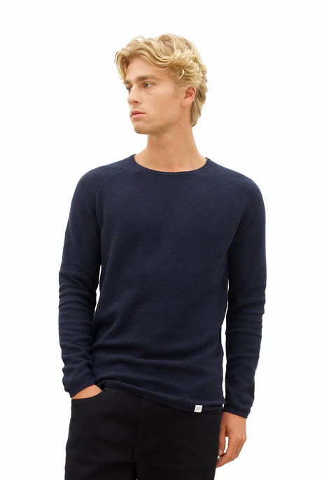 NOS004 honeycomb crew neck 627 – front