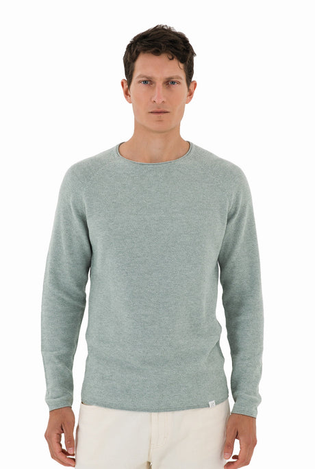 NOS004 honeycomb crew neck 759 – front