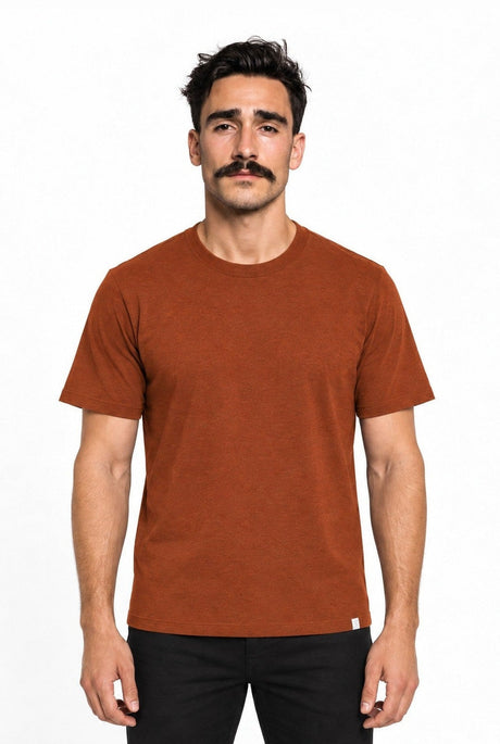 NOS046 melange t-shirt 932 – front