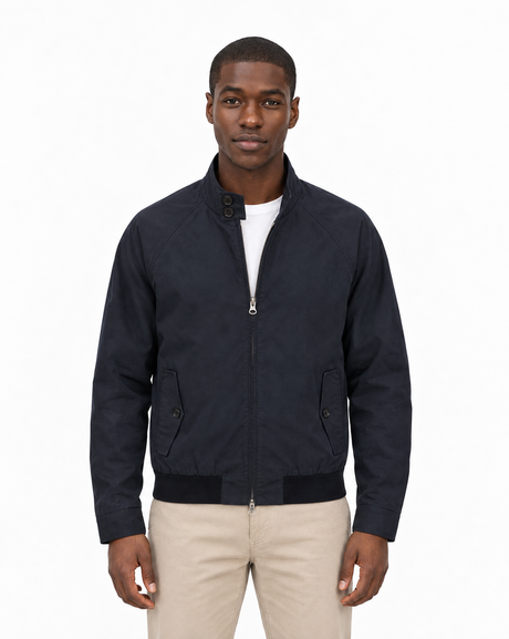 NAN0801D2 harrington jacket sky captain front
