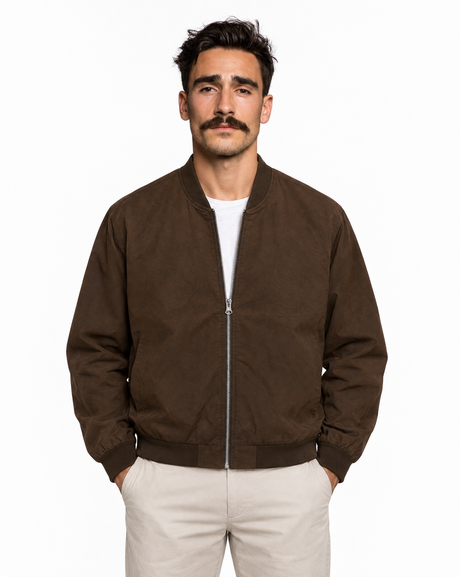 NAL0801D2 waxed bomber kalamata front