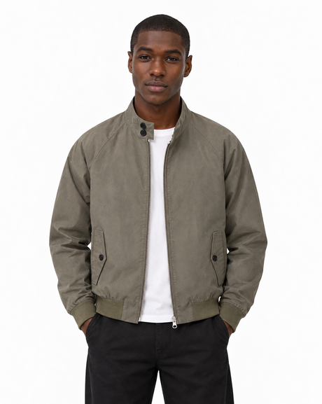 NAN0801D2 harrington jacket tea leaf front